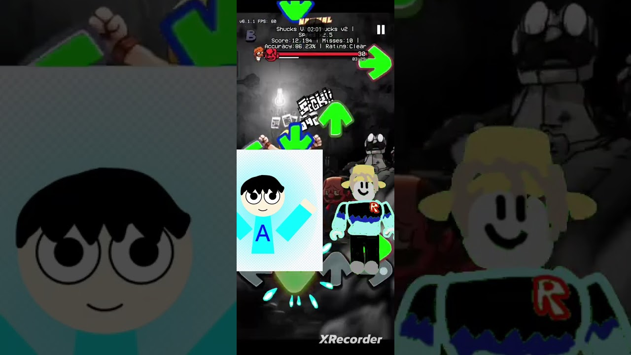 FNF SUCKS V2 But @ZavProXD Vs AmilGamer God Sing It