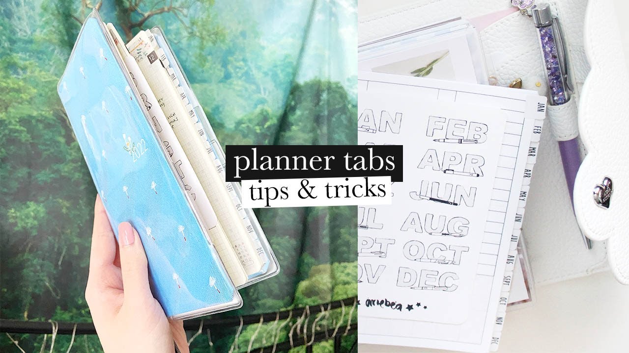 Planner Tabs: Tips & Tricks Ariebea