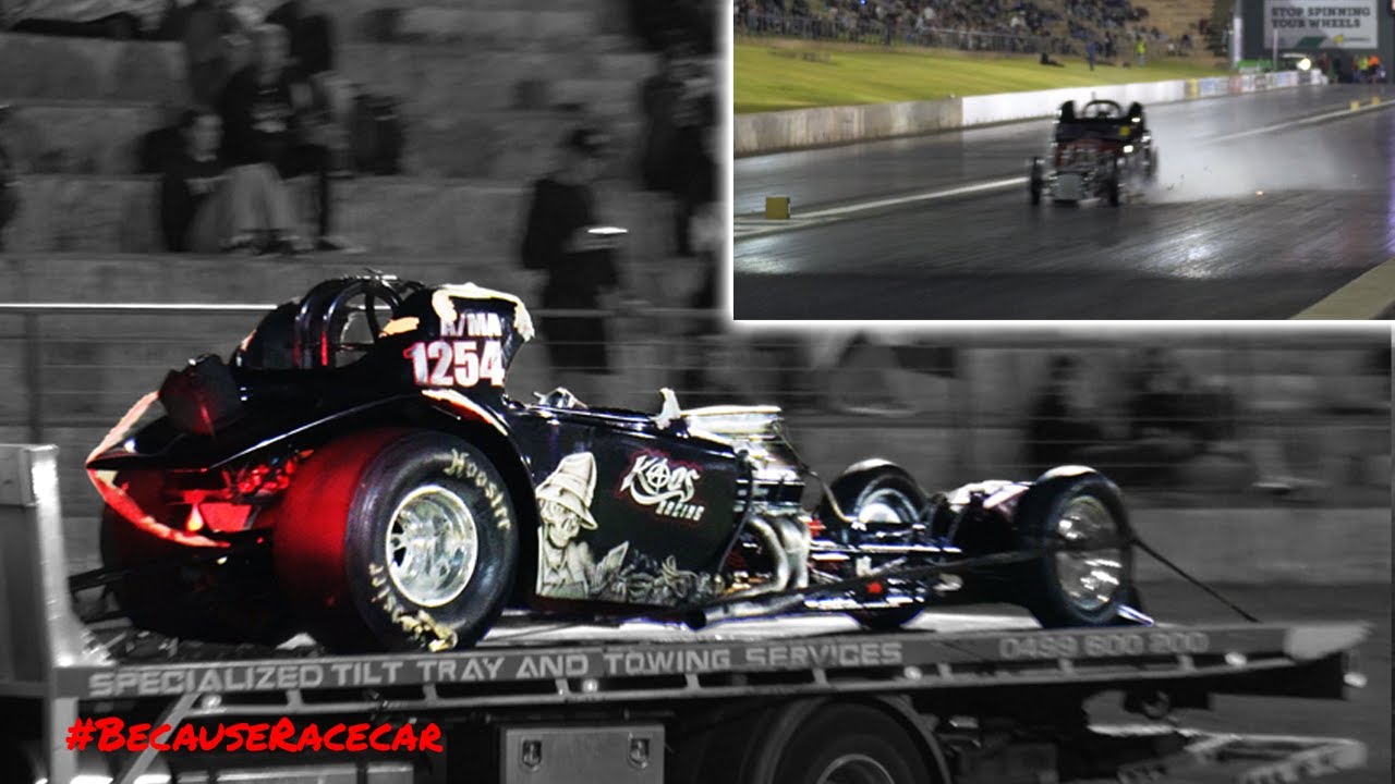 Engine EXPLODES - HUGE Top End Moment in the Topolino + Blown & N/A Dragsters at the Night of Fire!