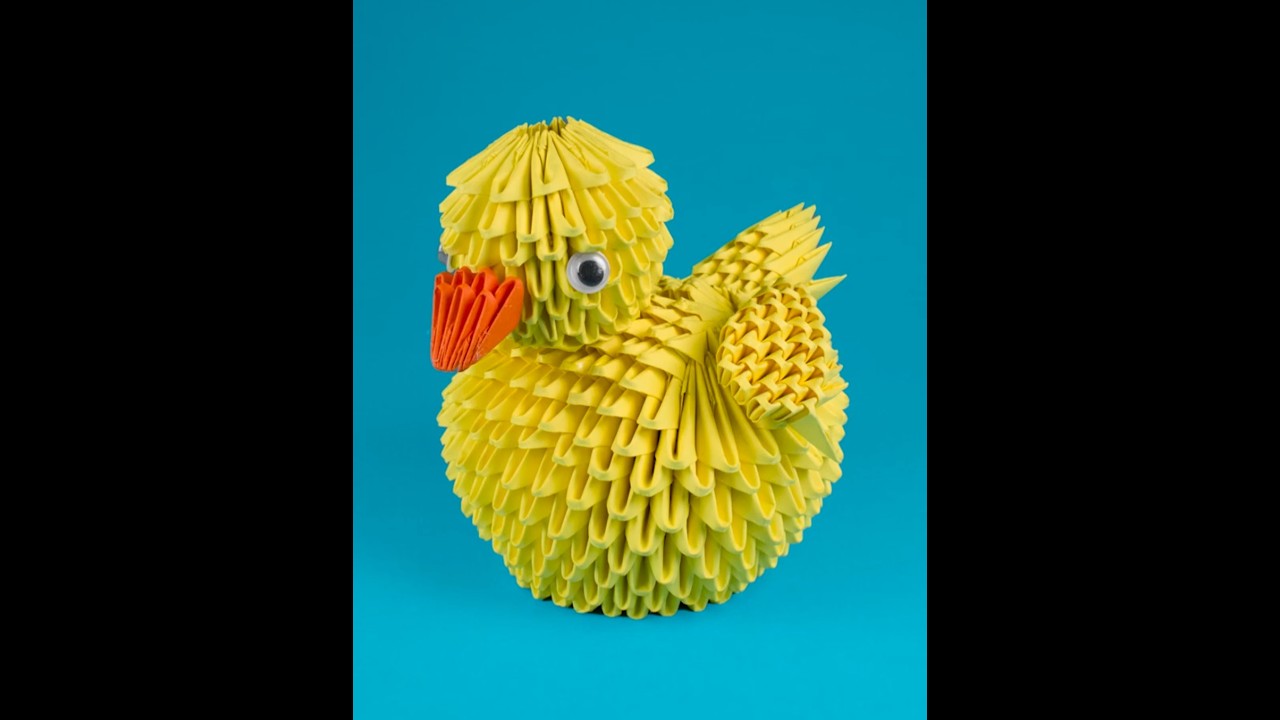 Creating a 3D Origami Rubber Duck in Minutes