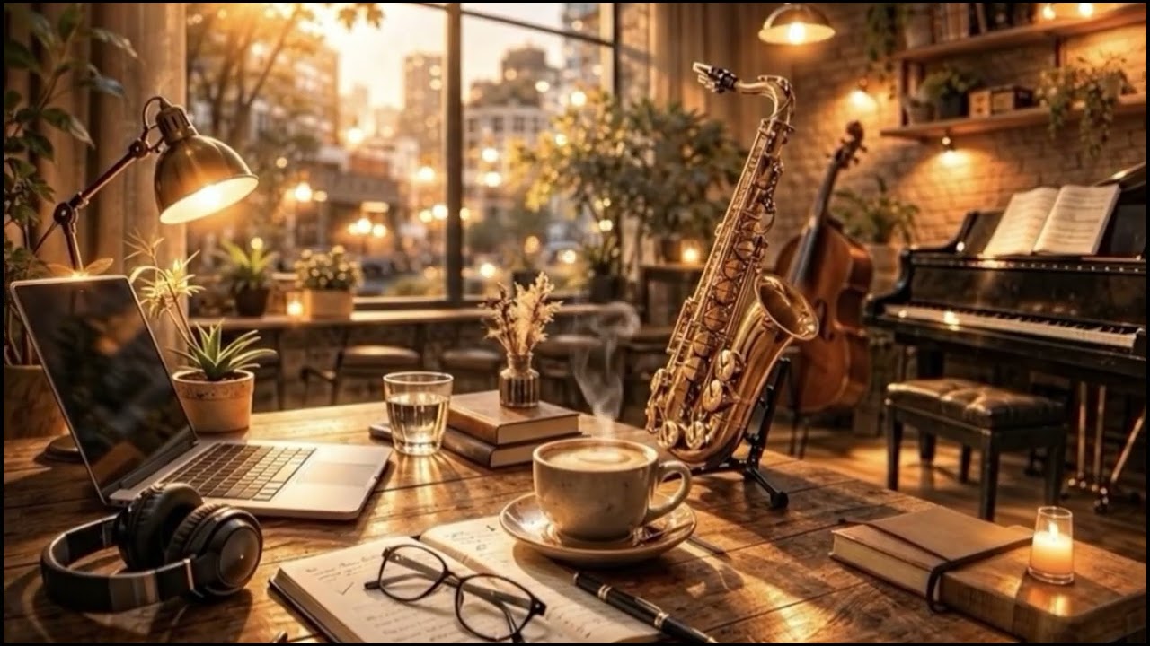 Deep Focus Sax Trio 🎧 Study Jazz for Work & Concentration (30 Min) | 讀書專注爵士三重奏