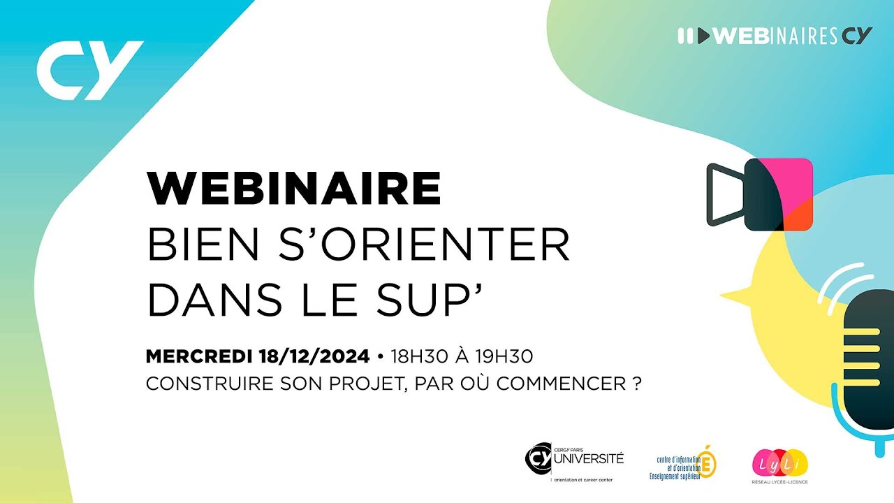 Webinaire Bien s'orienter dans le sup' : construire son projet, par où commencer ?
