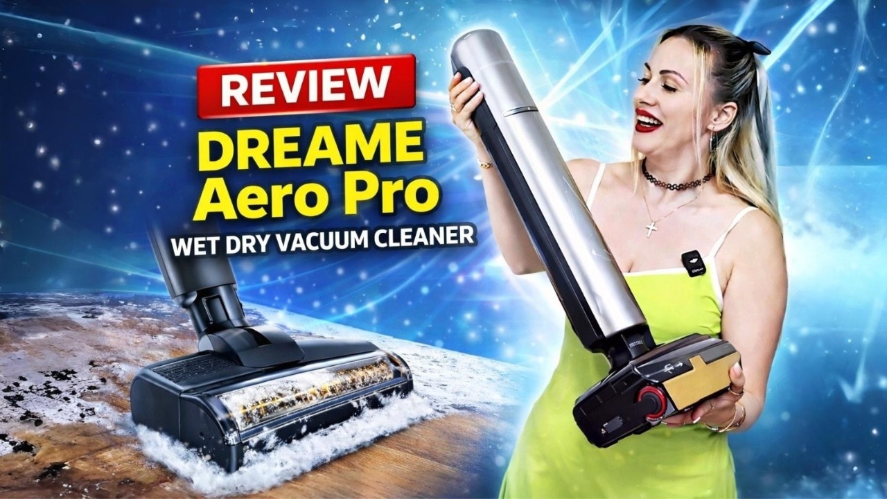 Can it handle ANY Mess? So Slim DREAME Aero Pro Wet Dry Vacuum Cleaner but has such strong power!!
