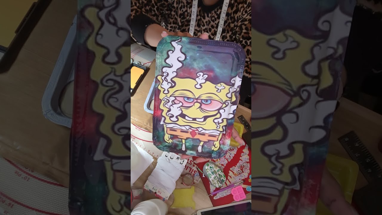 sublimation on DT tray.