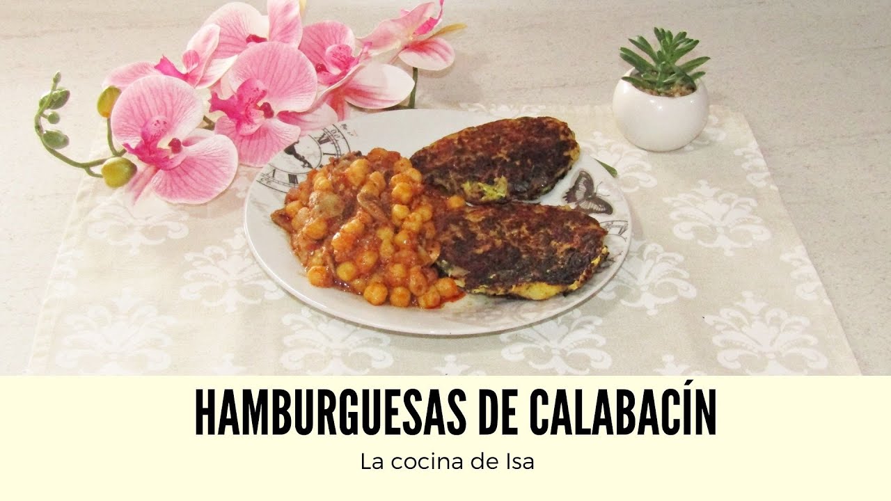 HAMBURGUESAS de CALABACÍN SUPER DELICIOSAS y FÁCILES | La cocina de Isa
