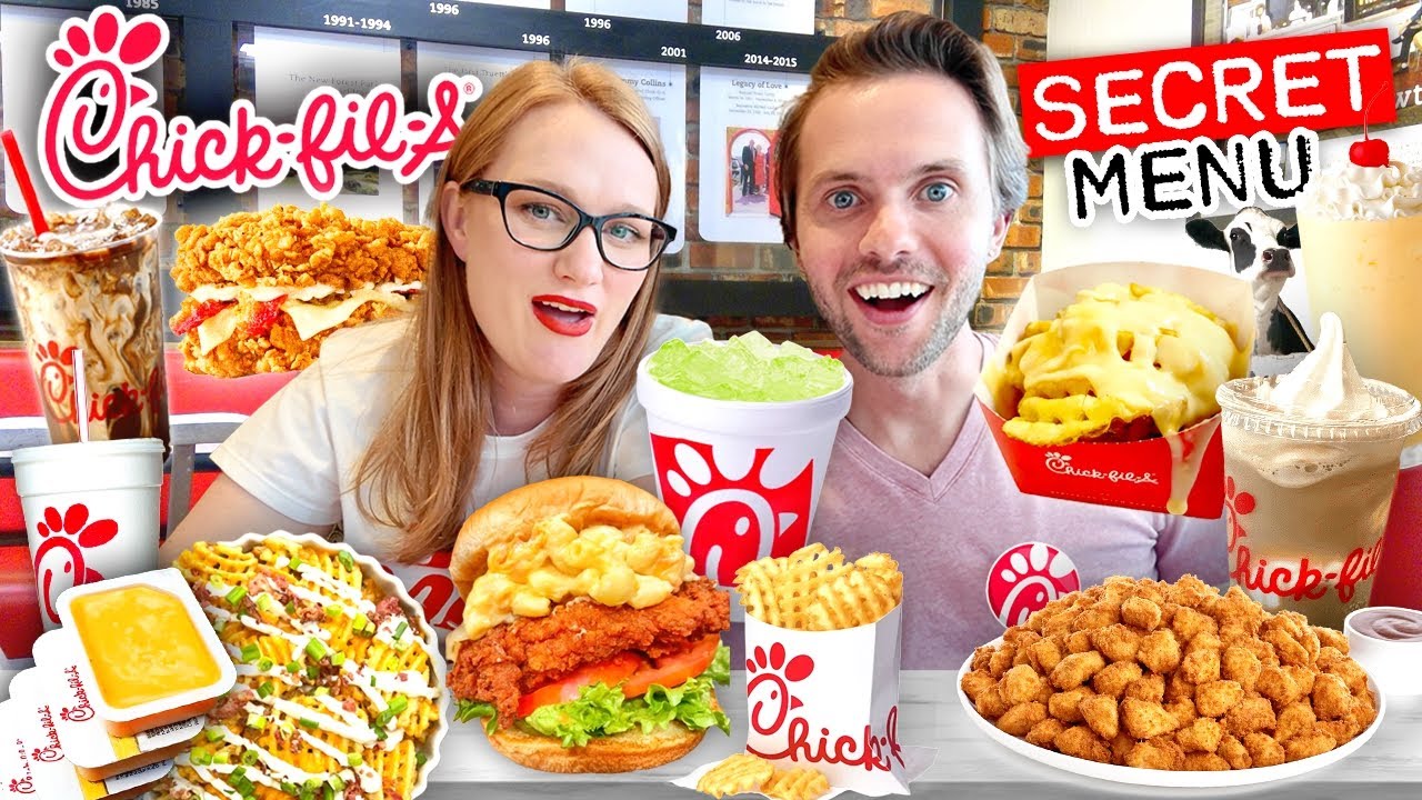 Tasting EVERYTHING on CHICK-FIL-A’S Secret Menu!!!