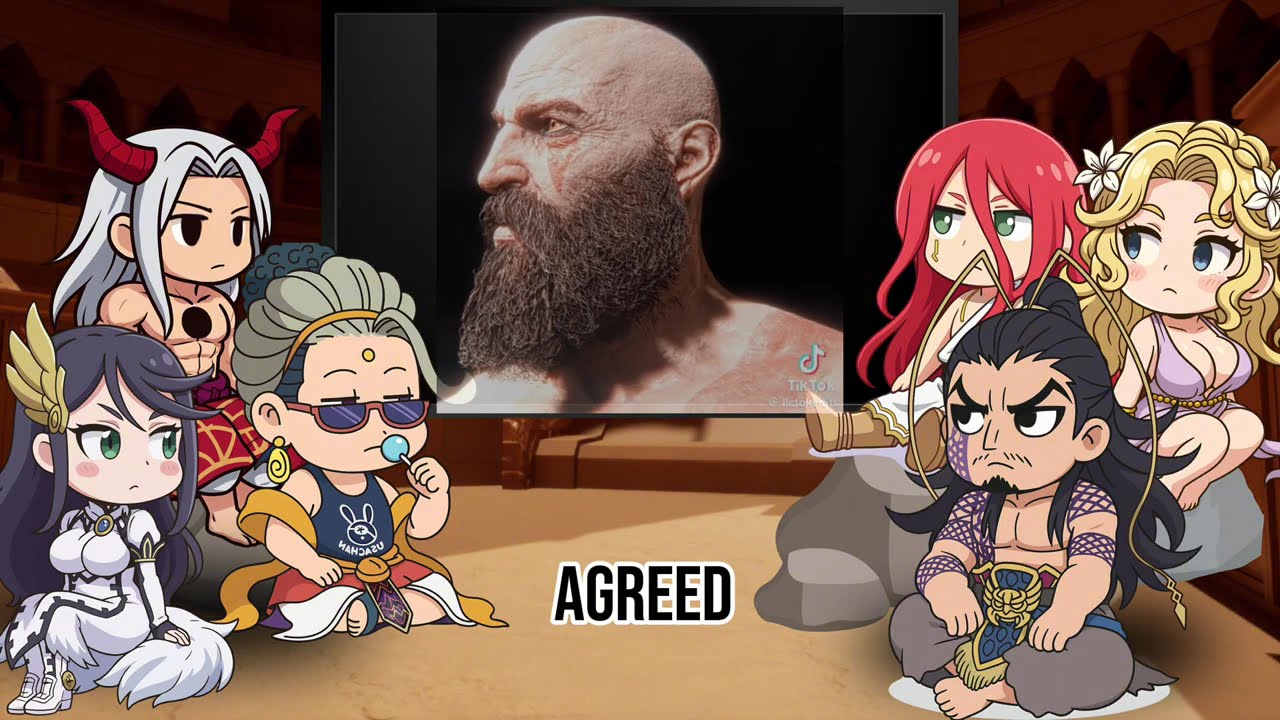 Record of ragnarok Gods react to god of war ragnarok  | Gacha life