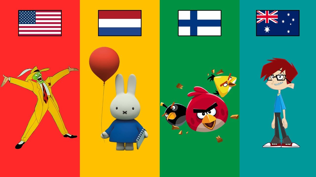 Cartoons From Different Countries | Pt.15
