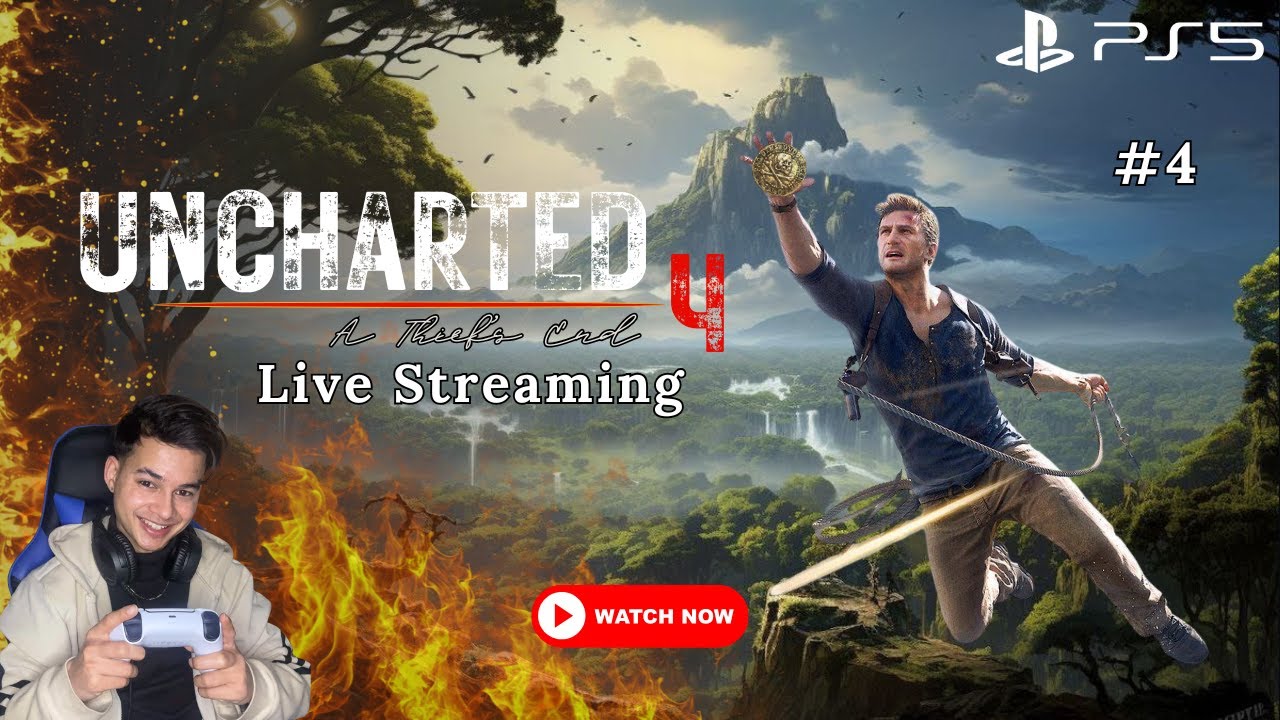 UNCHARTED 4 LIVE 🔴 | DK IS LIVE | Nathan Drake’s Final Adventure! | Part 4