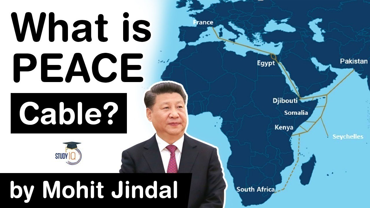 China's Digital Silk Road, PEACE Cable - China&rsquo;s 7500 mile long undersea cable #UPSC #IAS