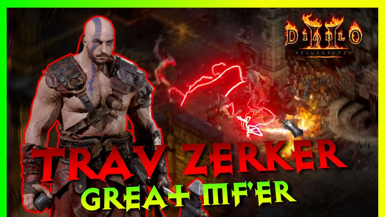 Травинкал Берсерк Варвар, руководство по сборке и демонстрация &mdash; Diablo 2 Resurrected