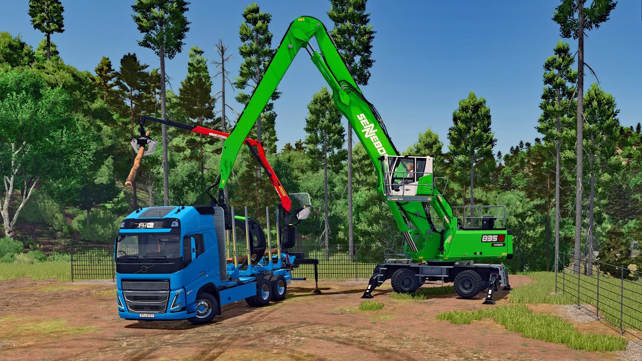FS25 - Map Hutan Pantai - Forestry, Farming and Construction - LS25