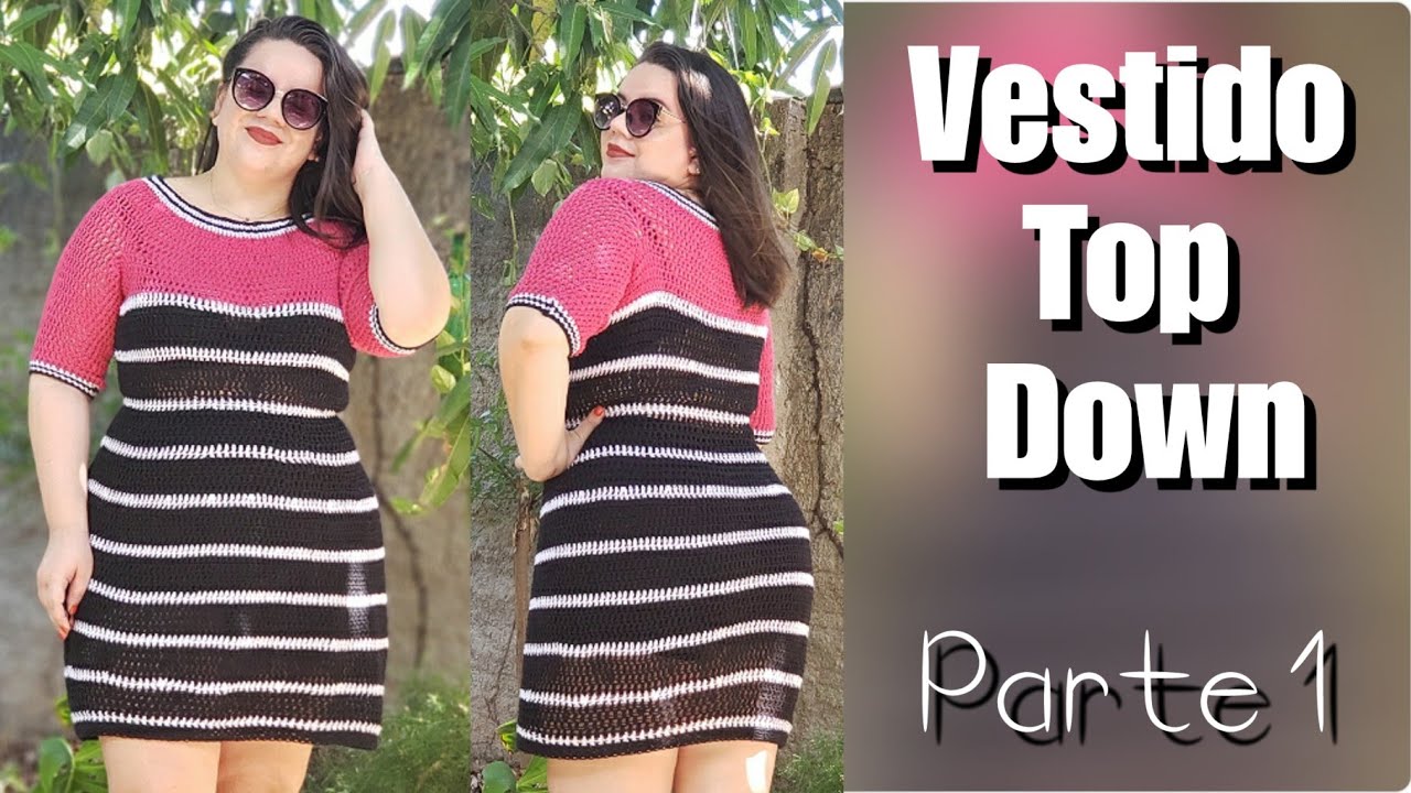 Vestido de Crochê - Top Down| Parte 1