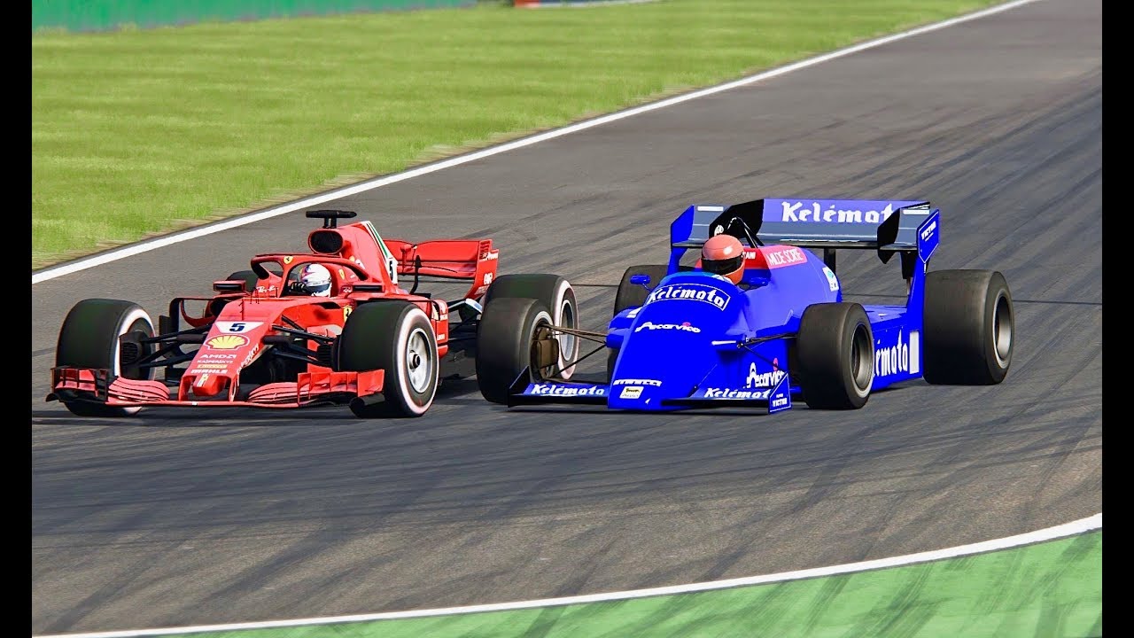 Ferrari F1 2018 vs Osella F1 1984 - Monza