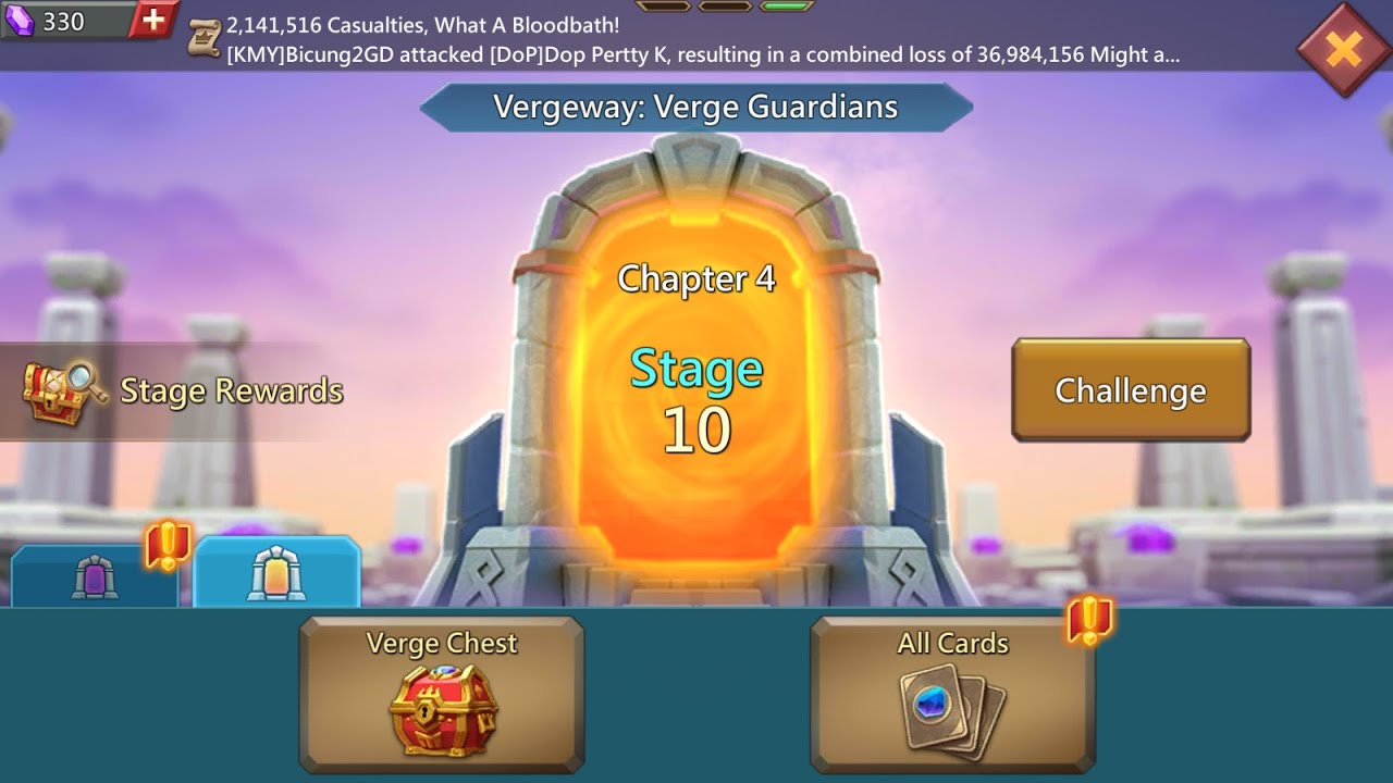 Lords Mobile Vergeway Chapter 4 stage 10