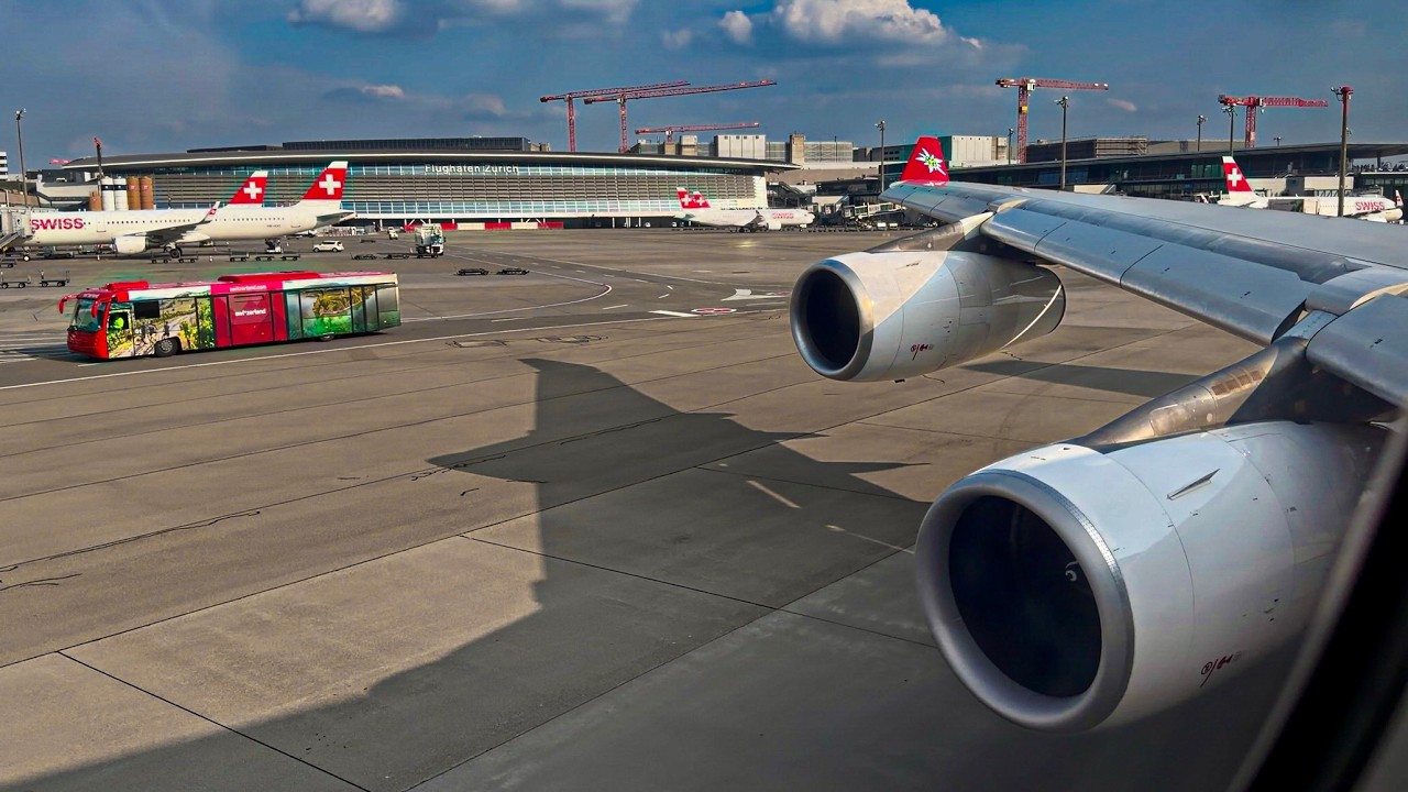 [4K] Full Flight | Edelweiss | Airbus A340-300 | Zurich (ZRH) - Faro (FAO) | WK288 | HB-JMC