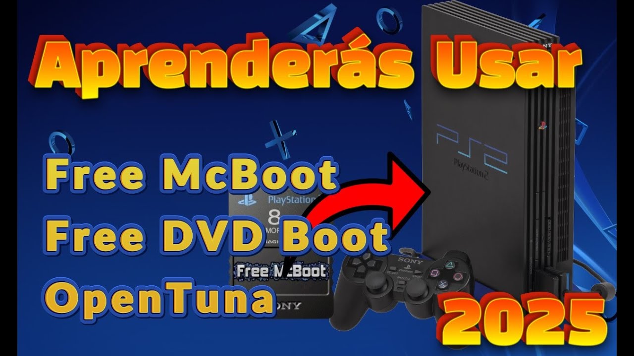 Cómo Instalar Free McBoot, Free DVD Boot y OpenTuna en PS2 (Playstation 2) Tutorial 2025