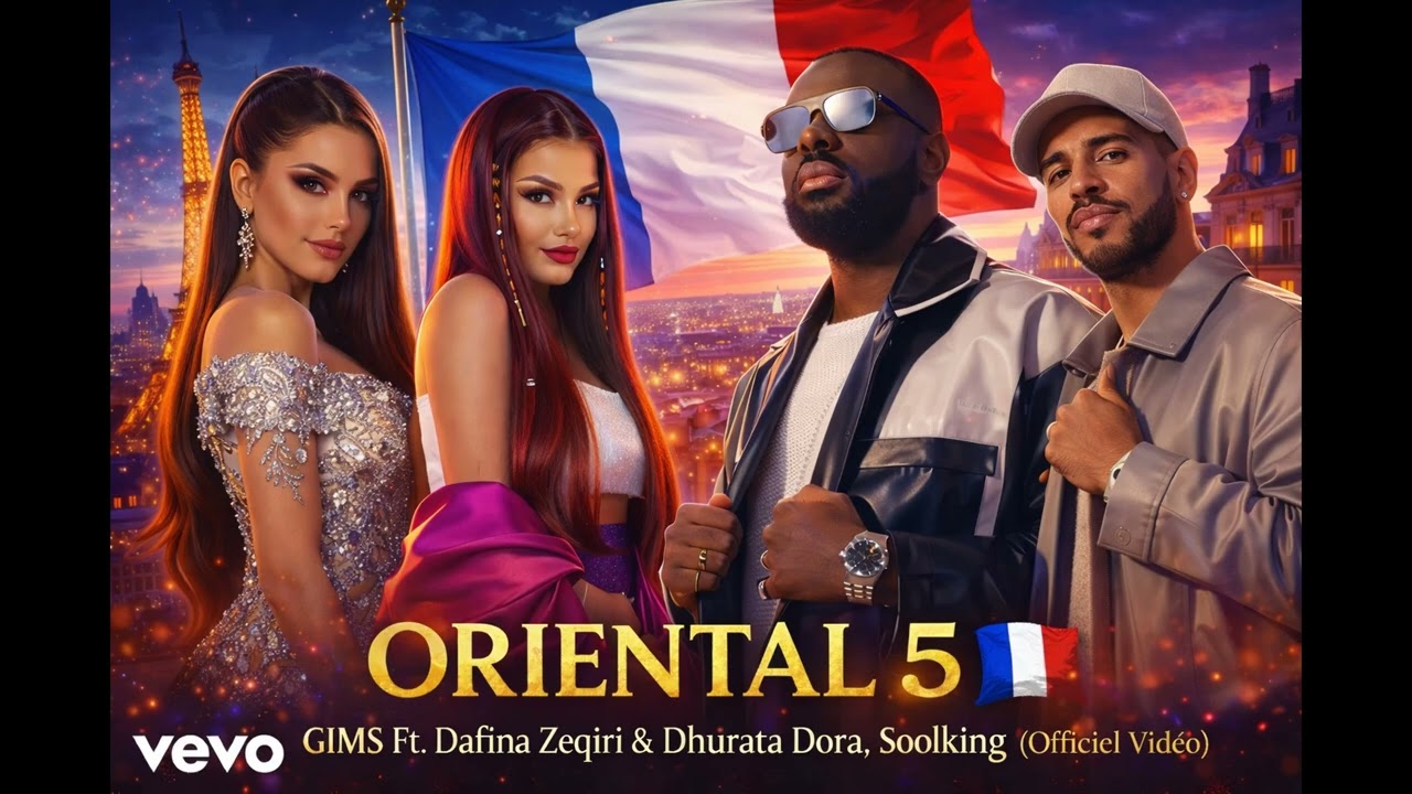 GIMS Ft. Dafina Zeqiri & Dhurata Dora, Soolking – Oriental 5 (Official Music)