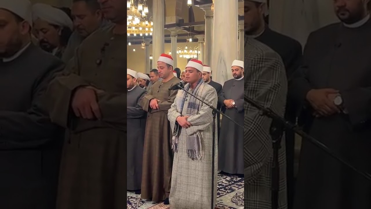 الشخ طه النعماني يبهر المصلين بصوته العذب بمسجد الحسن في التراويح