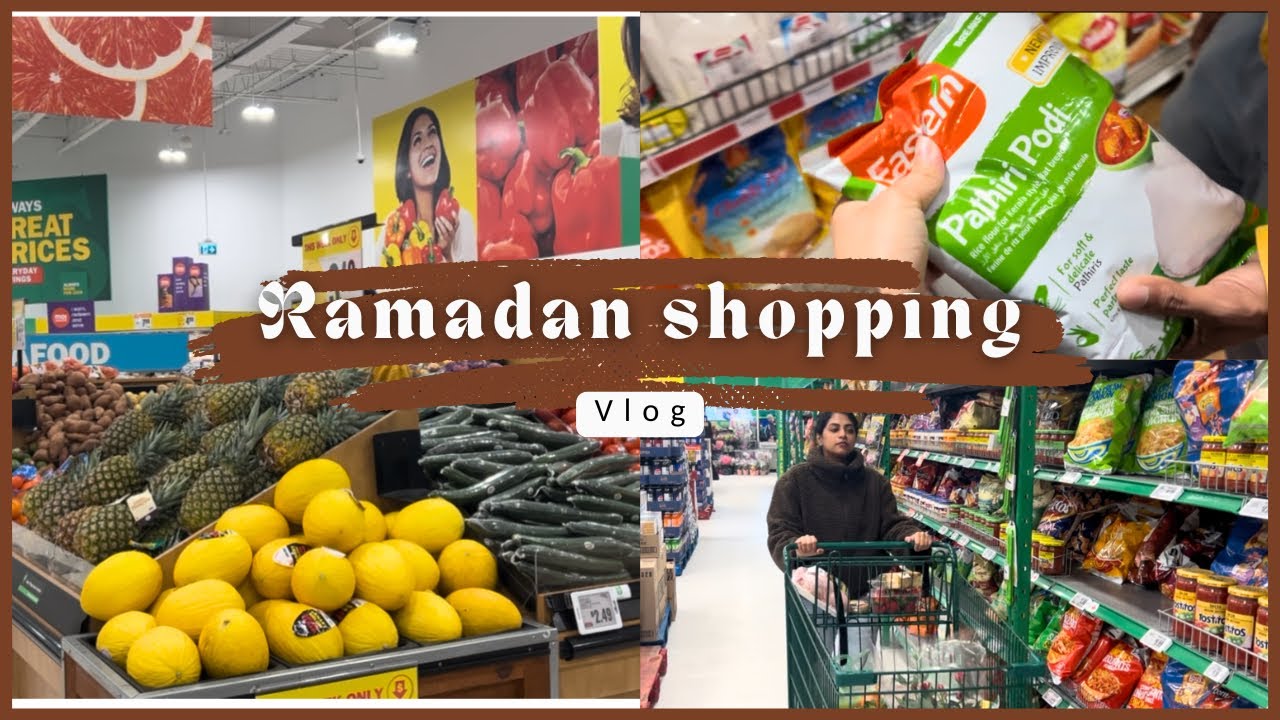 “Ramadan Shopping Vlog 🌙 Iftar Essentials & Grocery Haul”