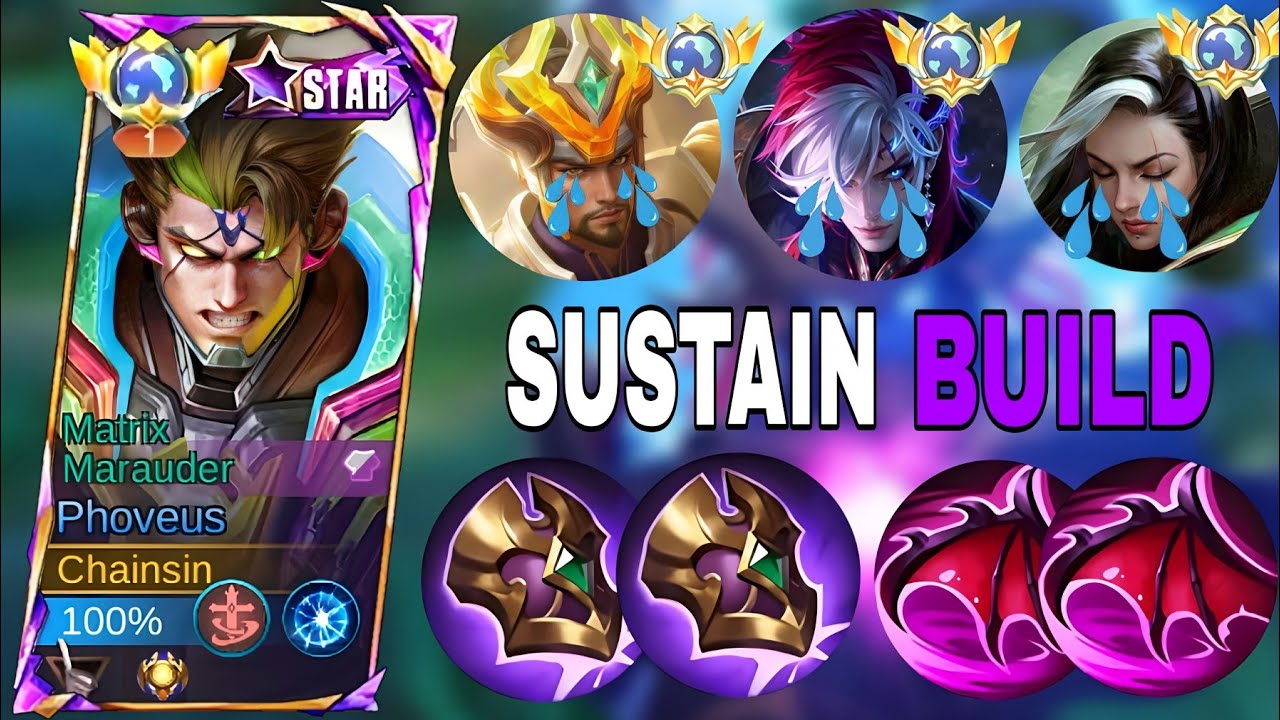 REASON WHYTHESE 3 META HEROES HATE MY PHOVEUS | PHOVEUS BEST BUILD DOMANATE META HEROES