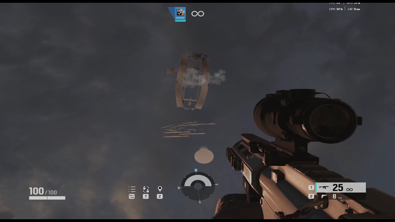 tutorial on how to escape the shooting range in R6
