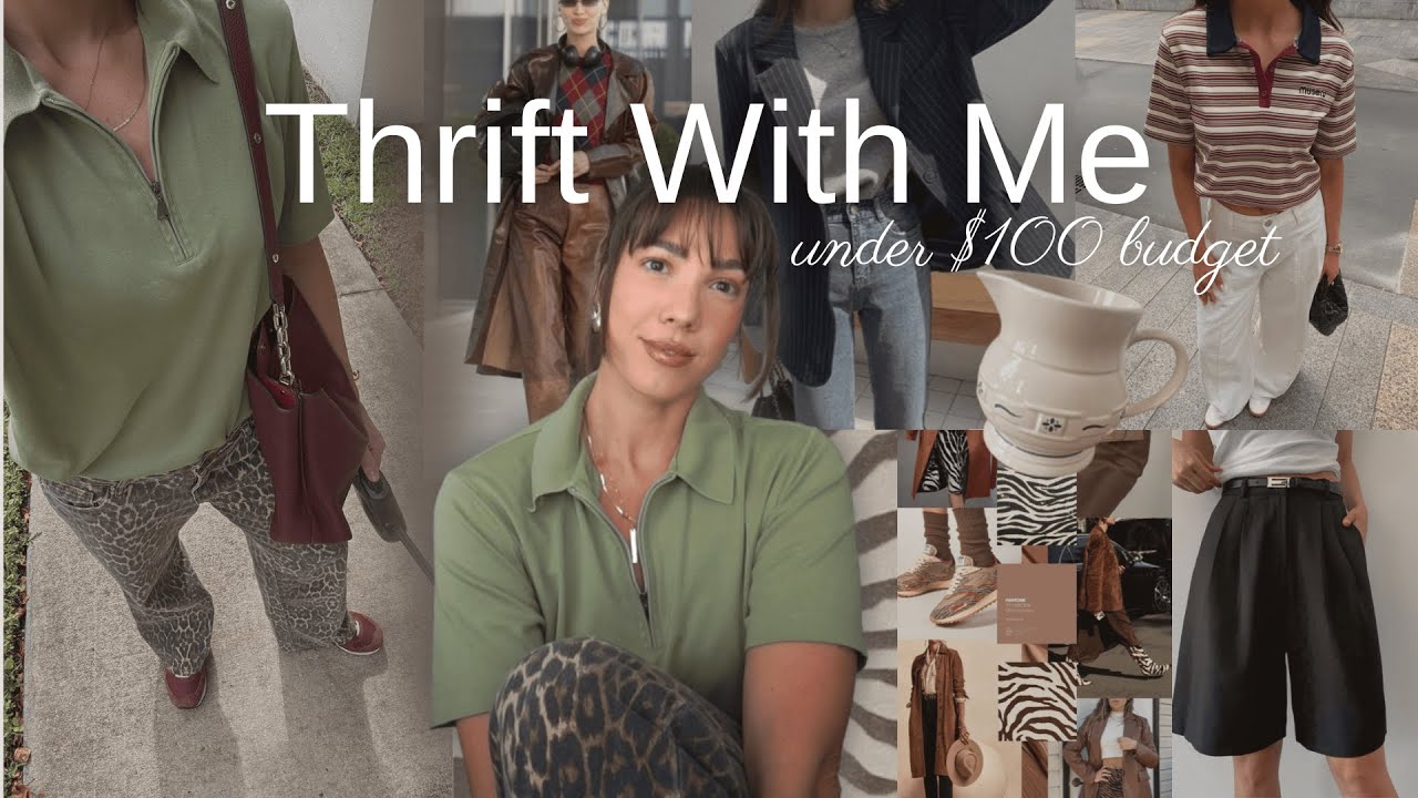 Thrift With Me | LA Outfits Under $100 + Thrift Haul