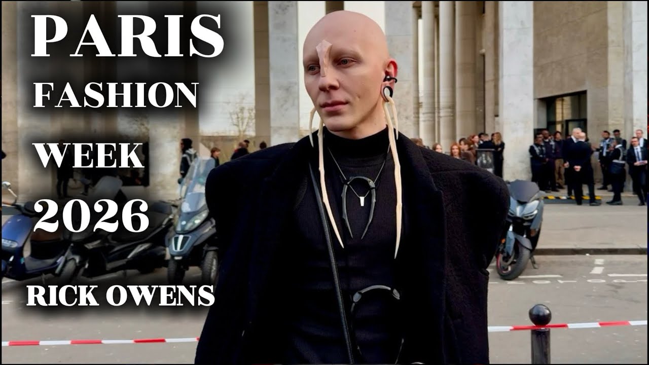 Rick Owens Runway at Paris Fashion Week 2026 ✨ | Dark Avant-Garde Fashion