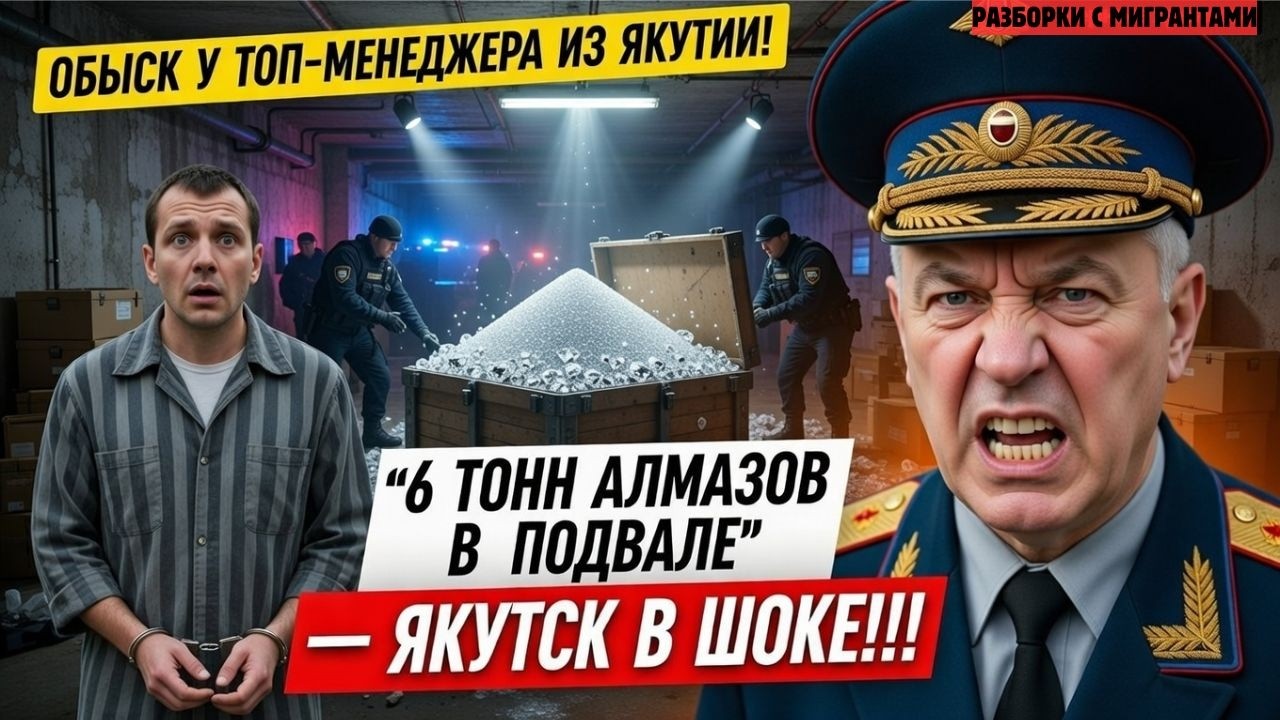 ФСБ нашла 6 тонн алмазов: Секретная схема хищения на миллиарды