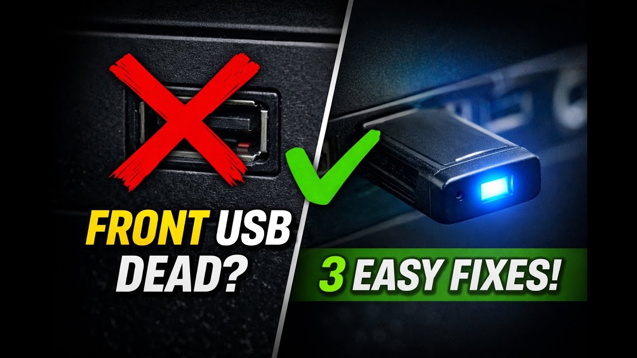 Front USB Ports Not Working? 3 FIXES That Actually Work!