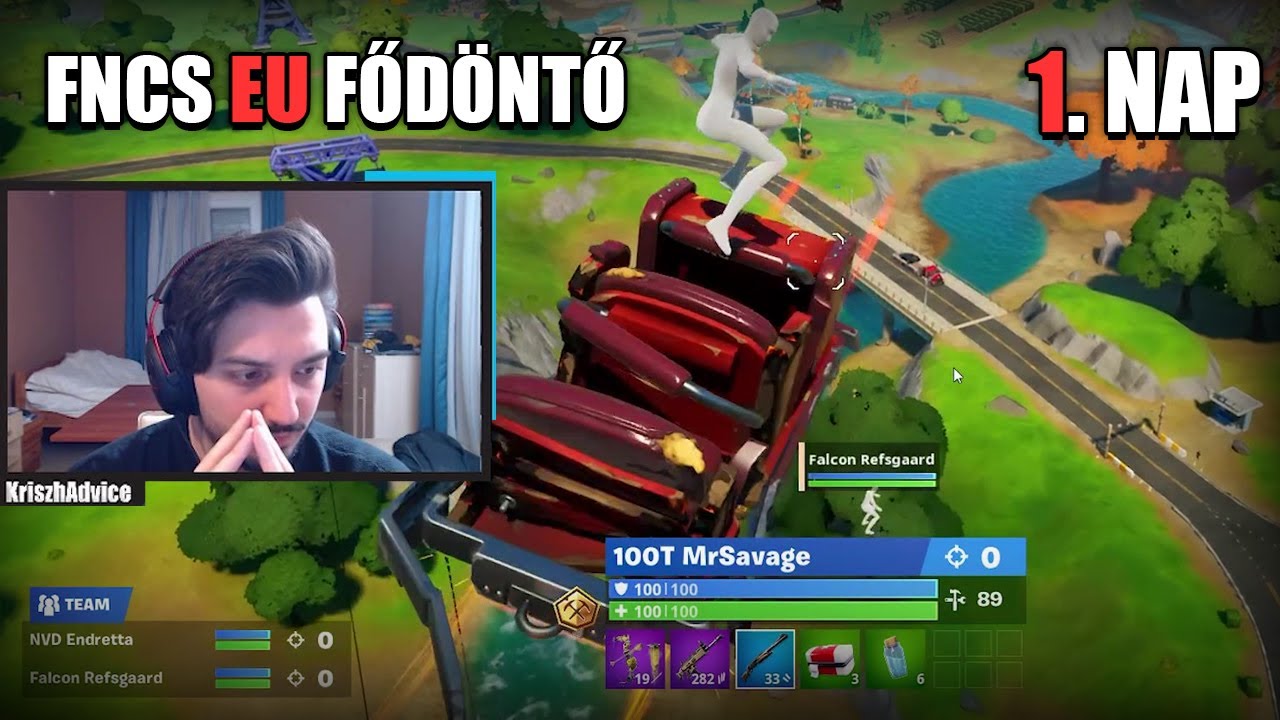 FNCS FŐD&Ouml;NTŐ (EU) 1. NAP (Fortnite Battle Royale)