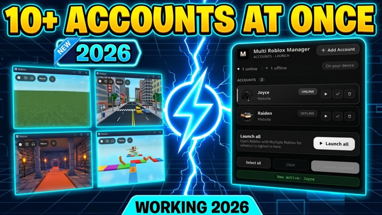 💯How to Run Multiple Roblox Accounts at Once - Best Multi Roblox | Roblox Account Manager