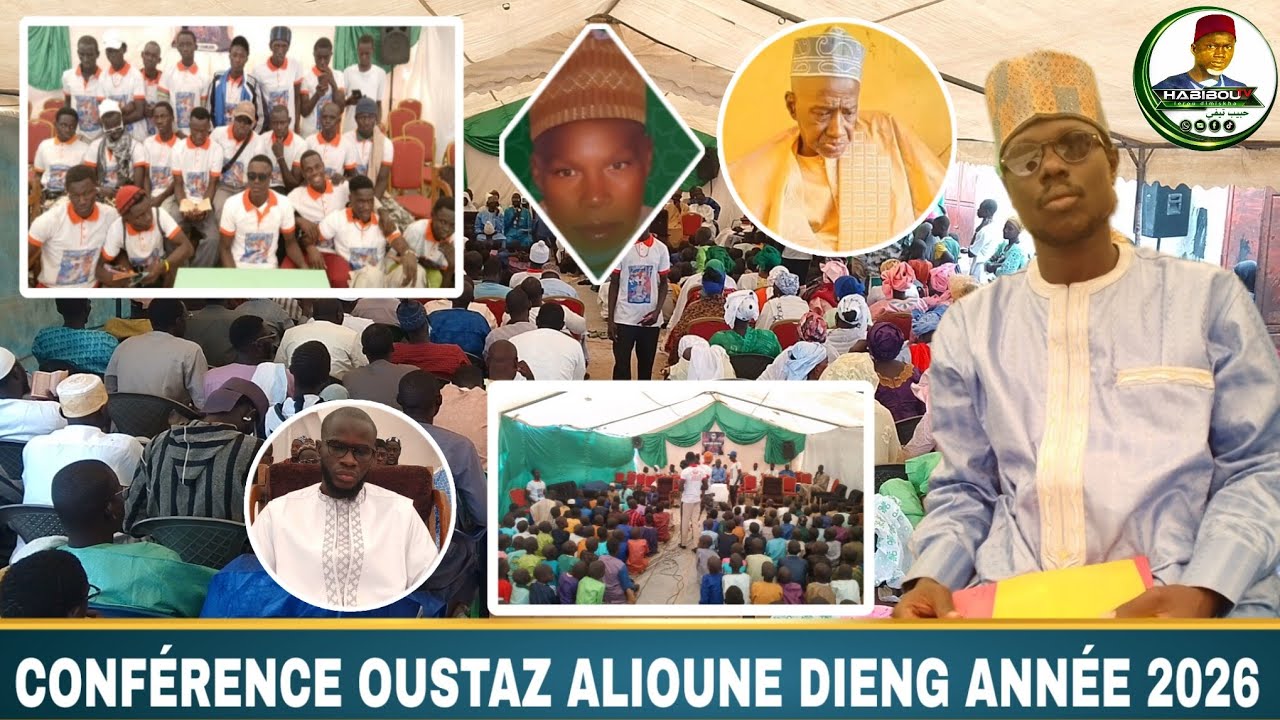 🛑 CONFÉRENCE OUSTAZ ALIOUNE DIENG ANNÉE 2026 AVEC HABIBOU TV LEROU DIMISKHA 