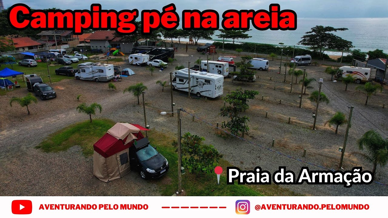 Camping praia da Armação em Penha - SC