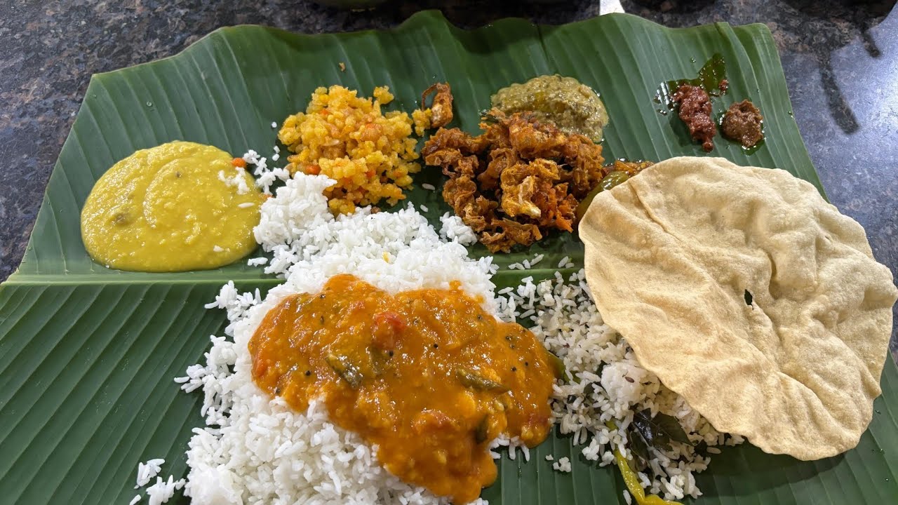 Authentic Andhra Meals in Hyderabad. #andhrameals #hyderabad #vegetarian #streetfood