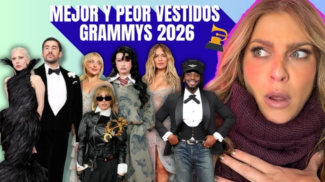 Mejor y peor vestidos Grammys 2026