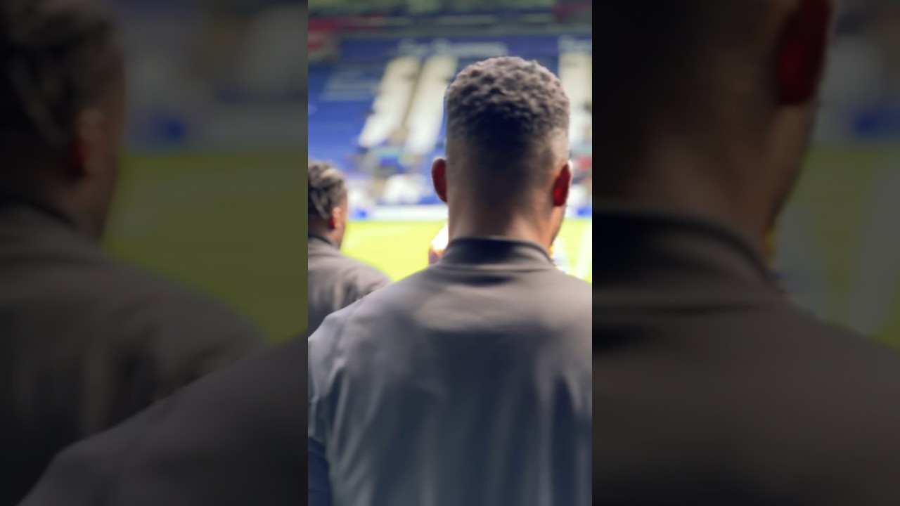 In the tunnel at Huddersfield 🏟️ 