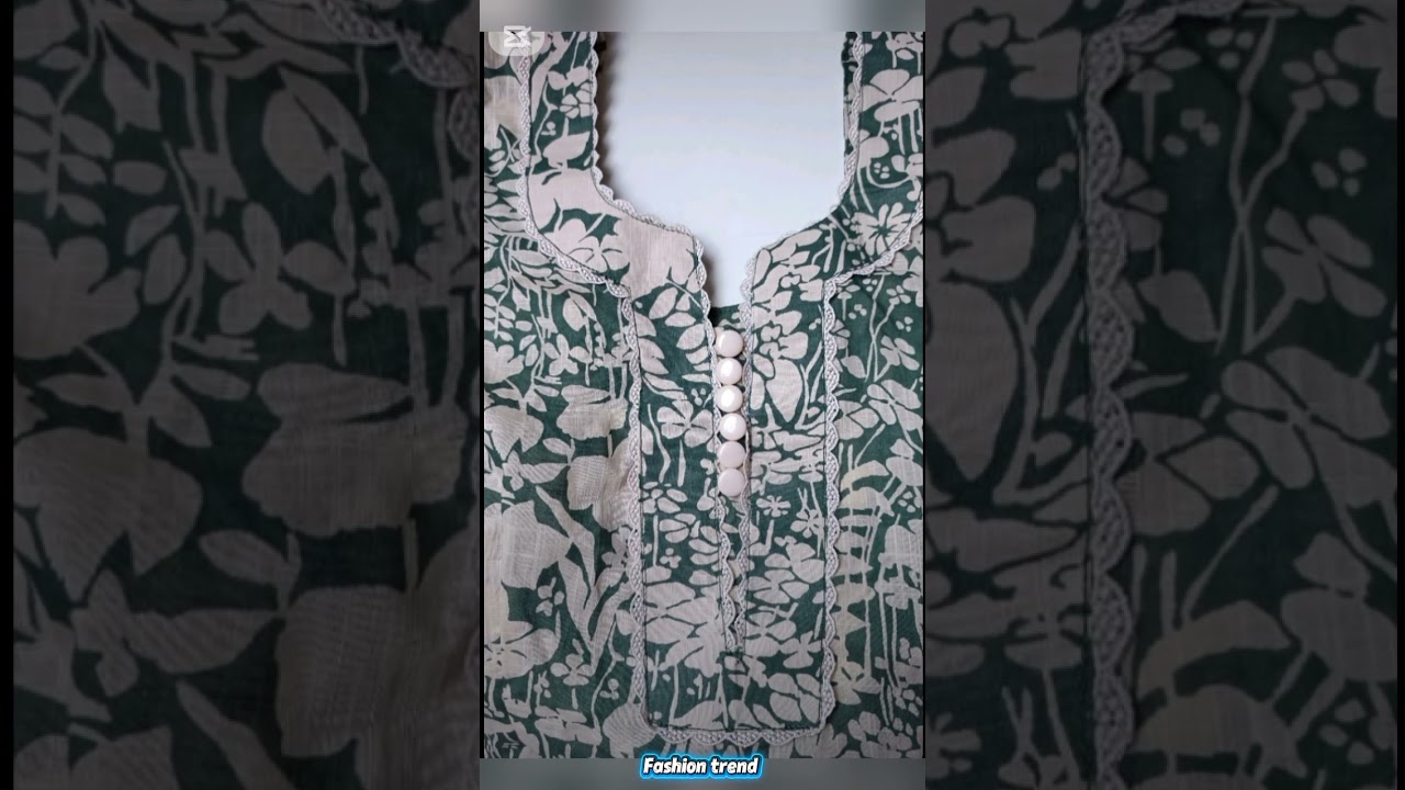 New stylish neck designs for lawn dresses||Round neck designs #fashion #viral #trending #neckdesign