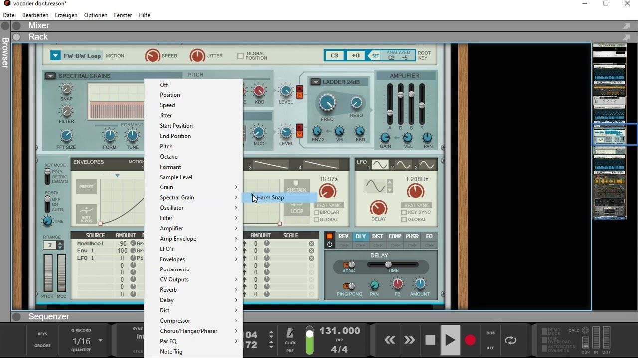 #VOCODER #GRAIN #MIMIC #turn2on