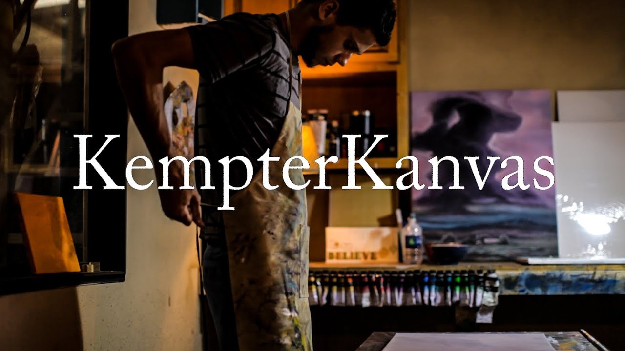 The Joker. A painting by Chris Kempter.