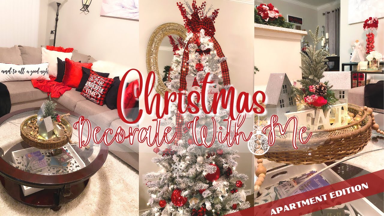 CHRISTMAS DECORATE WITH ME 2021 | *Small Apartment Edition*