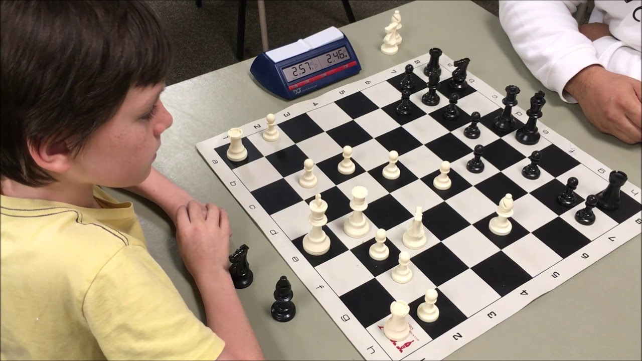 8 Year Old Sets Up Sneaky Bishop Bait Trap! Golan vs White Sweater