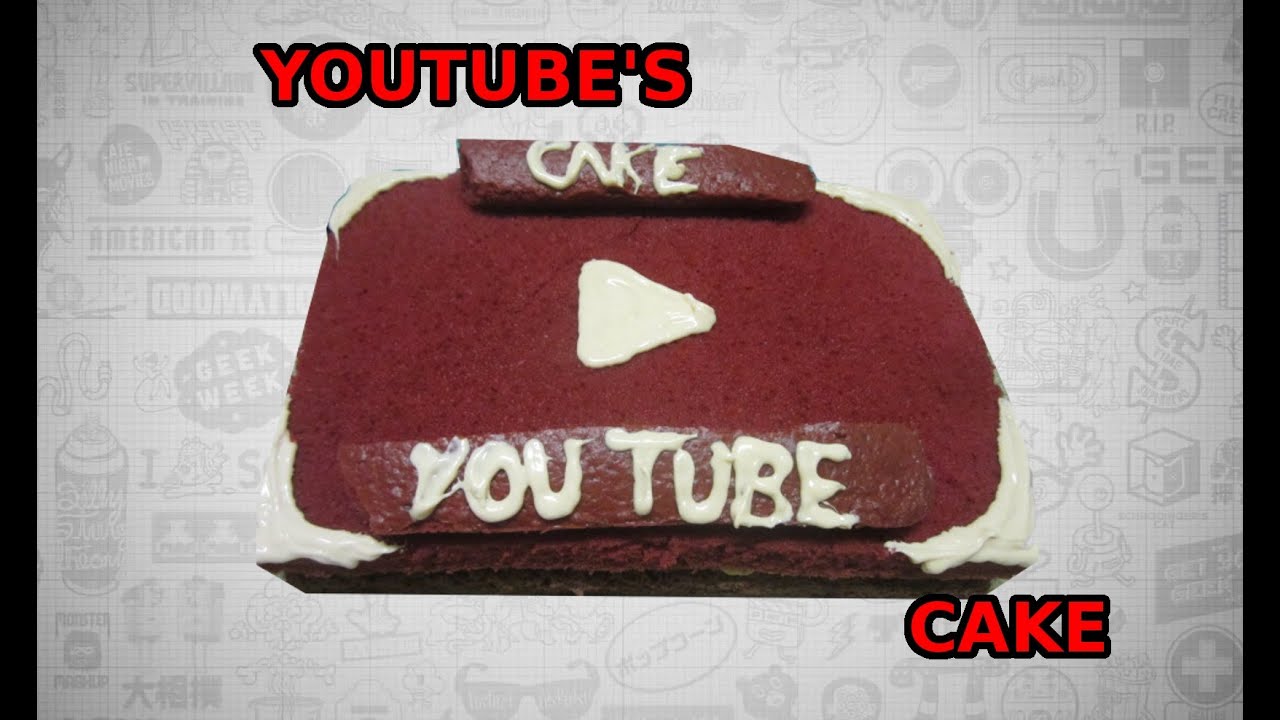 TARTA BOT&Oacute;N DE YOUTUBE | F&agrave;cil y Divertida!
