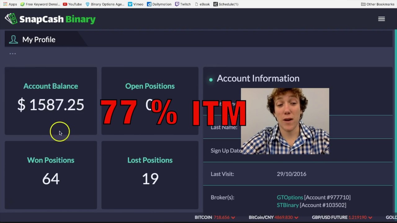 SnapCash Binary - How To Eliminate All Risk and Withdraw!