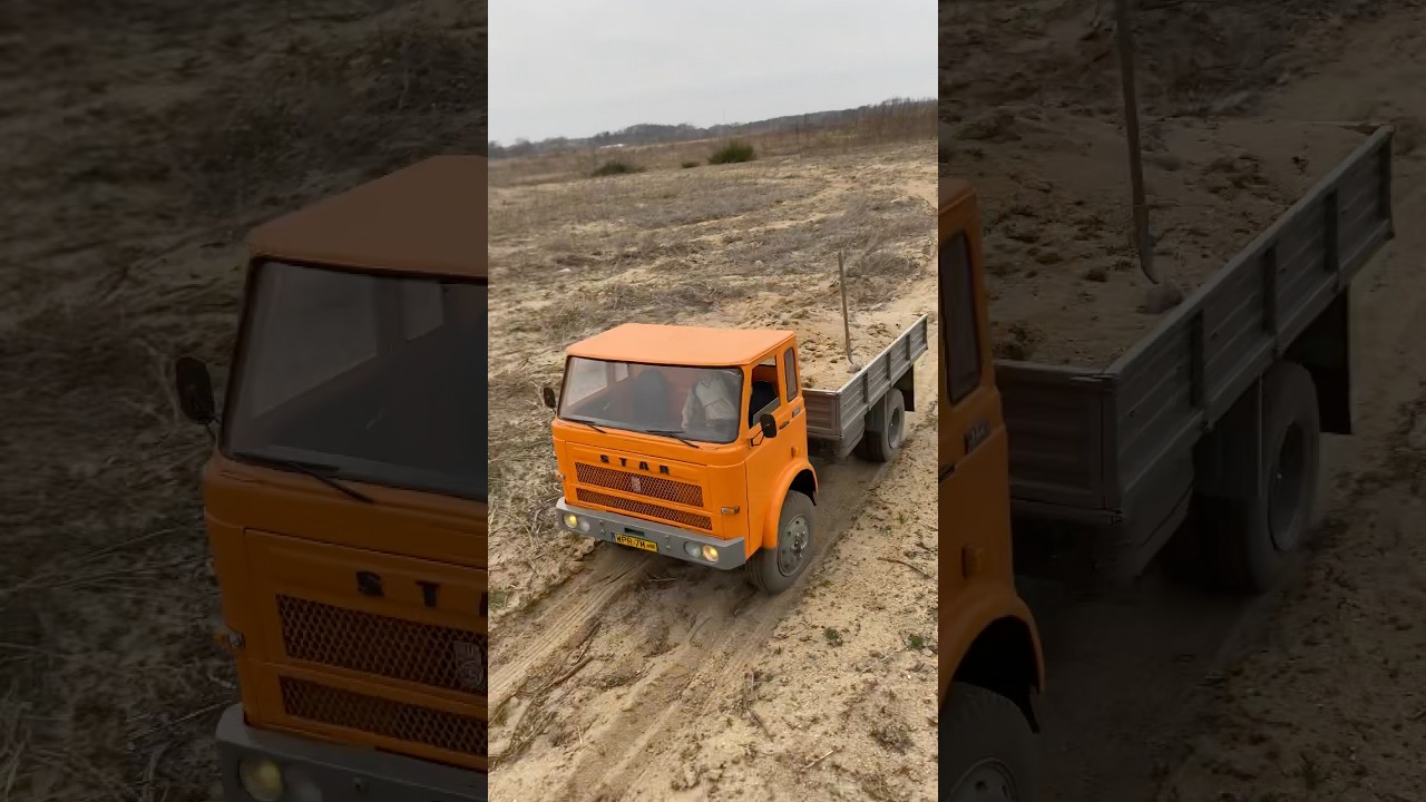 Polski RC Star 244 4x4 | Transport piachu polną drogą | Model 1:10