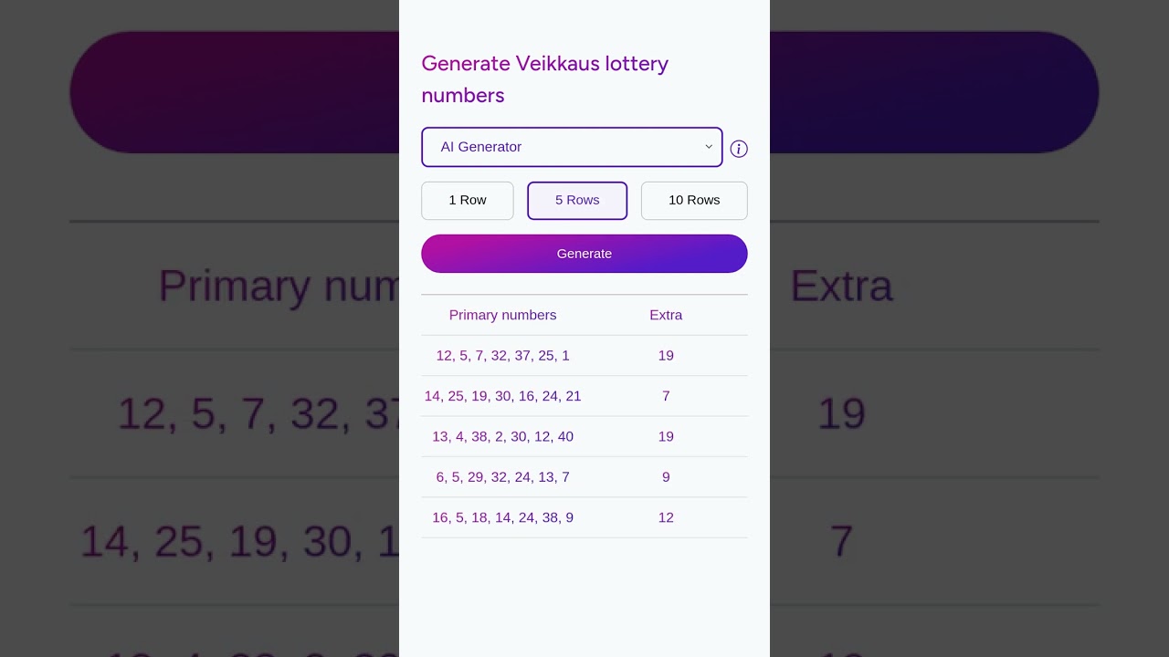 Veikkaus &euro;1,000,000 &mdash; JackpotGenius.ai flags quiet pattern shifts + smart picks