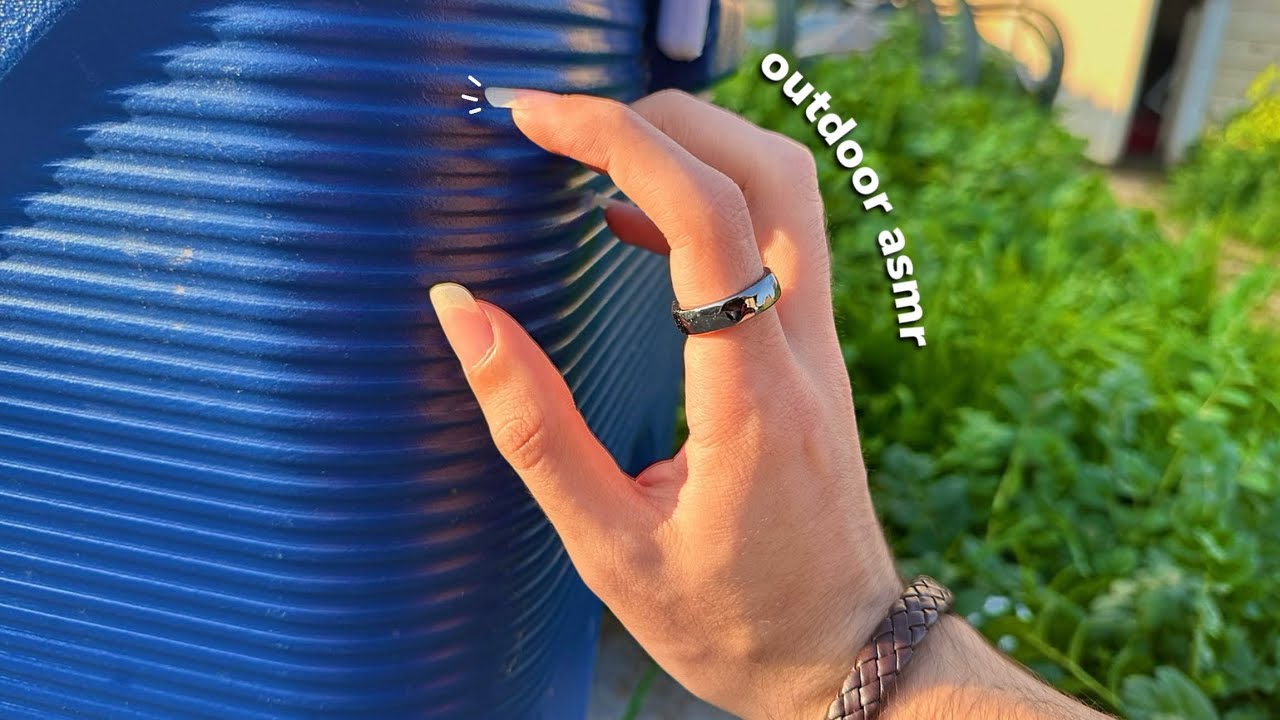 ASMR Tapping & Scratching Outdoors 🪁 - lofi