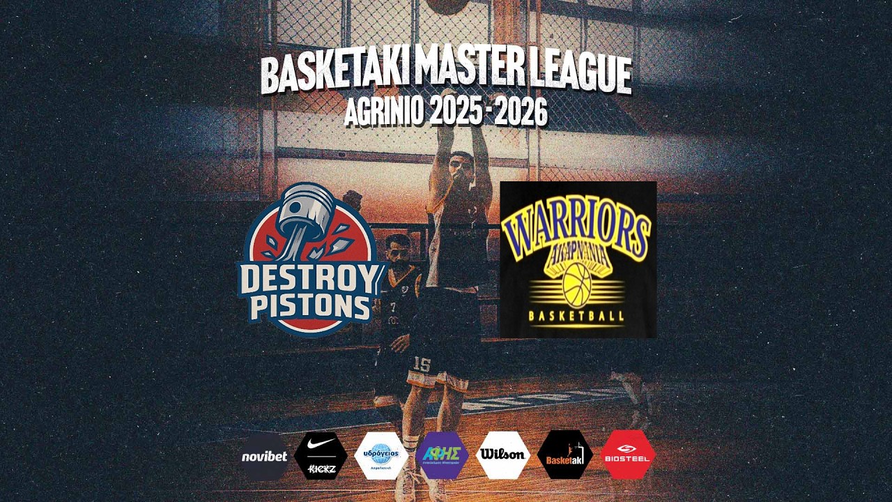 Basketaki Agrinio League - Destroy Pistons vs Akarnania Warriors (2/3/2026)