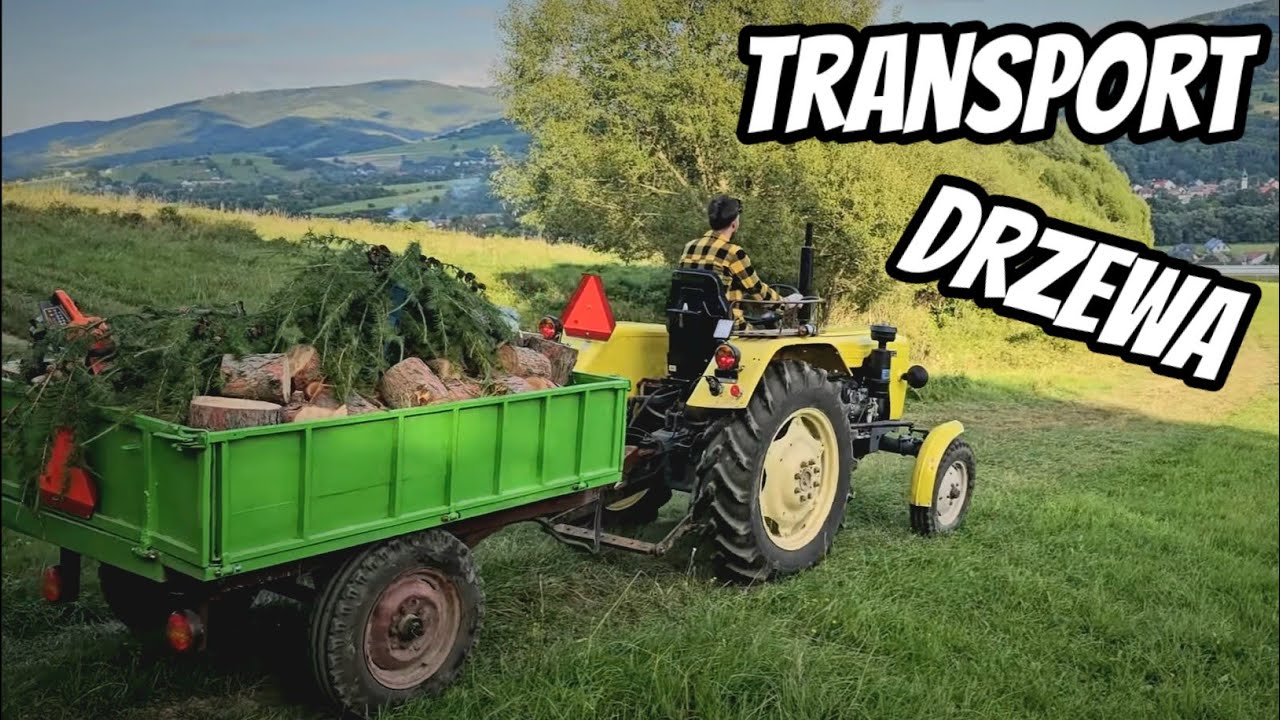 Wyjazd do lasu / Transport drzewa do Babci / Ursus C330