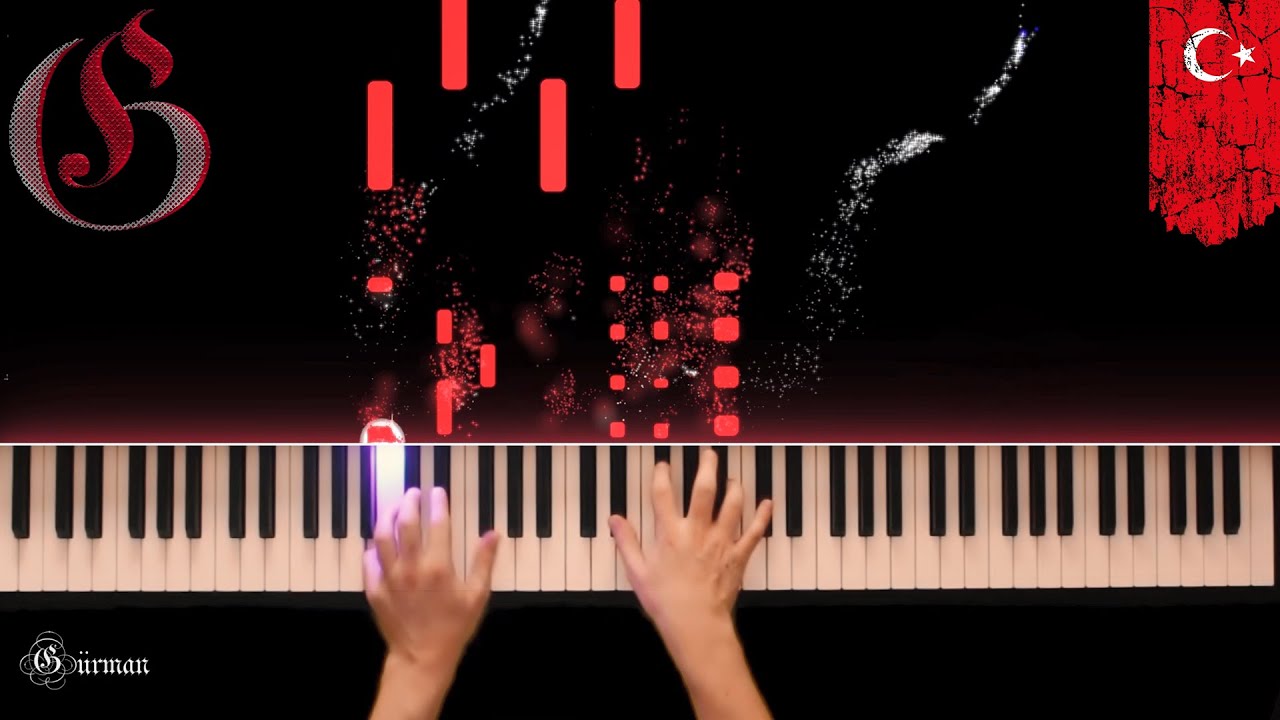 İstiklal Marşı (Turkey National Anthem) on Piano | Gürman